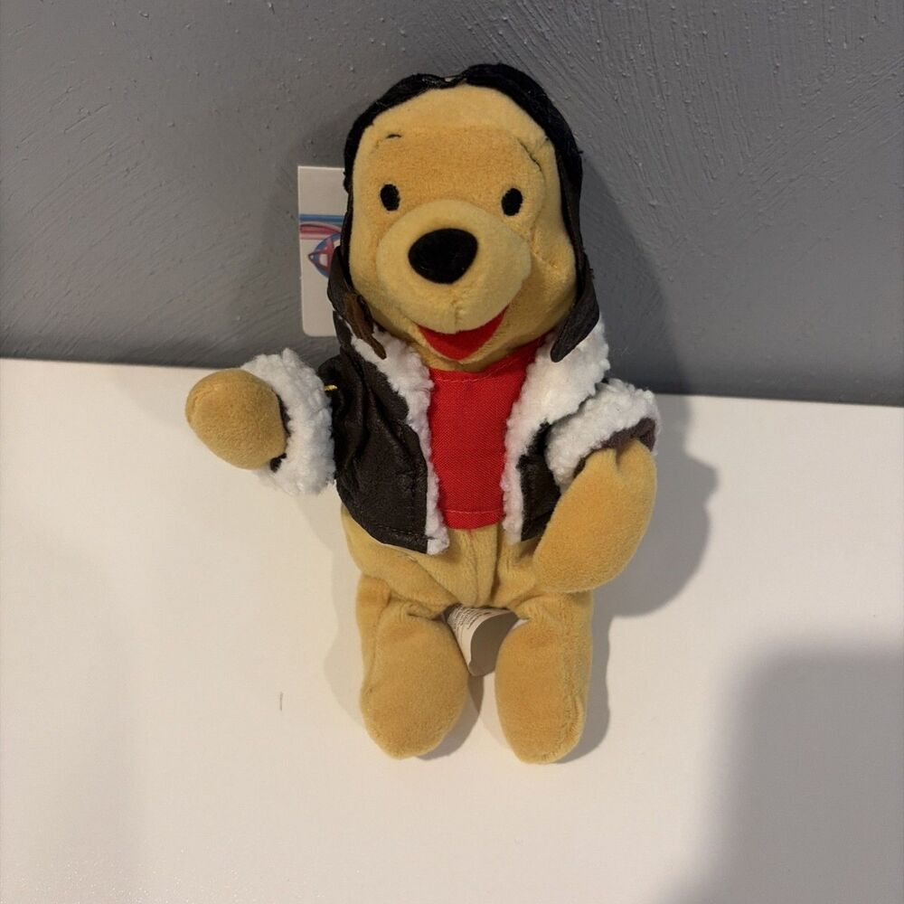 Disney Store Mini Beanbag Pilot Pooh